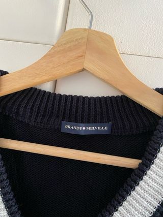 Jersey Pico Brandy Melville Azul Marino Talla Únic