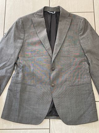 Giacca Loro Piana Lana Merino Grigia Tg. M