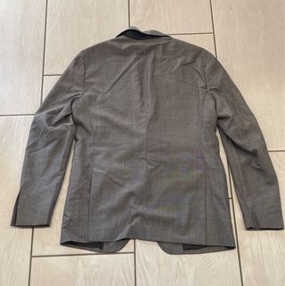 Giacca Loro Piana Lana Merino Grigia Tg. M