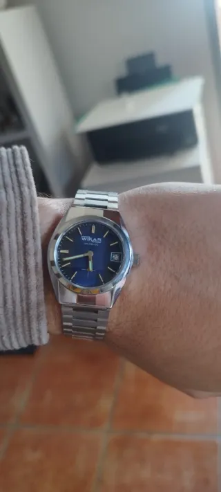 Wikar Incabloc Cuerda Manual Azul Vintage