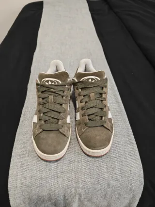 Zapatillas Adidas Campus Verde y Blanco