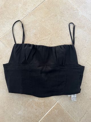 Top negro Zara Talla XS