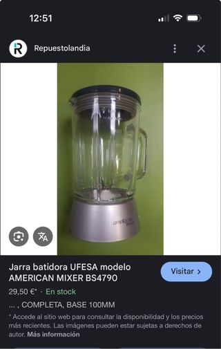 Batidora Ufesa BS4790