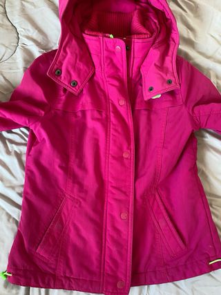 Chaqueta Hollister fucsia talla S