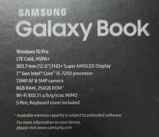 Samsung Galaxy Book 12 Táctil