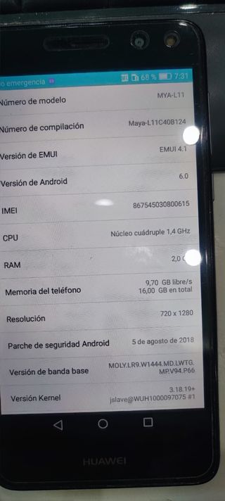 Huawei Nova Young MYA-L11 Nero