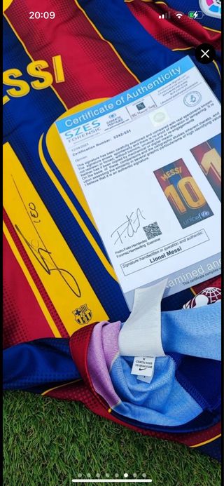 Camiseta Messi Firmada