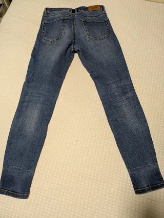 Lote 2 Pantalones Pitillo Stradivarius Azul