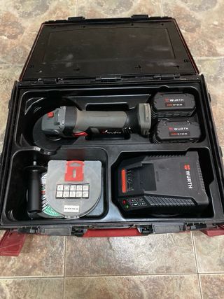 Radial Würth a batería con maletín