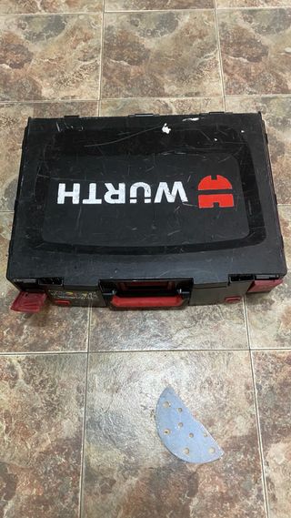 Radial Würth a batería con maletín