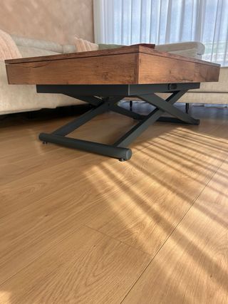 Mesa de madera extensible nogal
