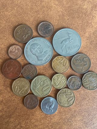 Lote 17 monedas Sudáfrica