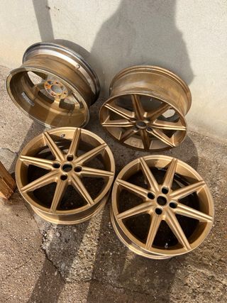Llantas 17 pulgadas doradas