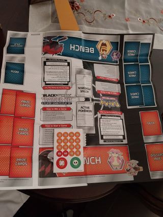 Tabuleiro Jogo Pokémon Black & White