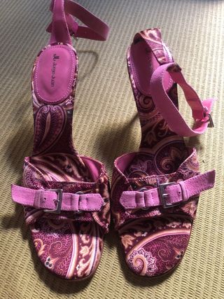 Sandalias Talla 40 Estampado Paisley