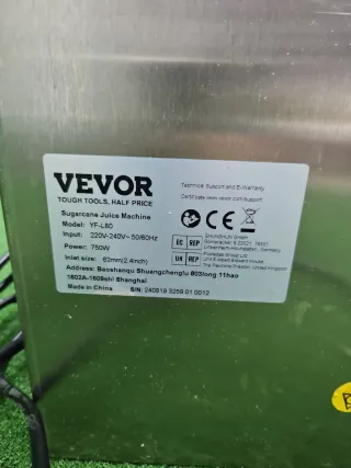 Exprimidor Caña de Azúcar VEVOR Eléctrico