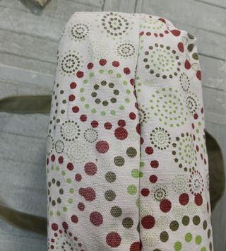 Bolso de algodón blanco con estampado