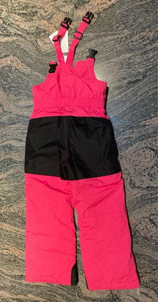 Peto ski niña OVS rosa y negro 7-8 años