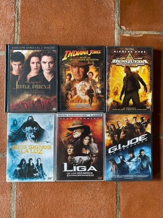 Lote 4 Películas DVD Fantasía/Acción Español