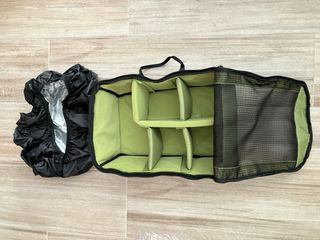 Mochila para cámara verde