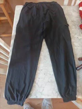Pantalón Cargo Bershka Talla M Negro