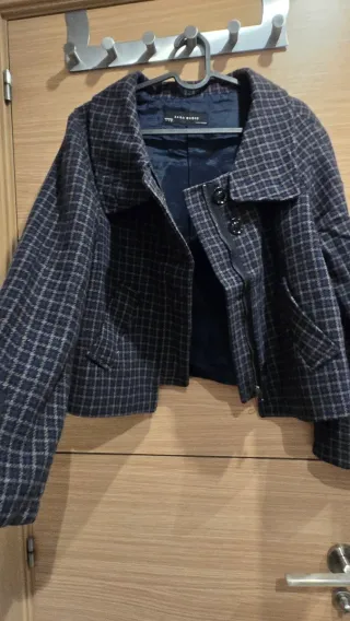 Chaqueta Zara Basic cuadros