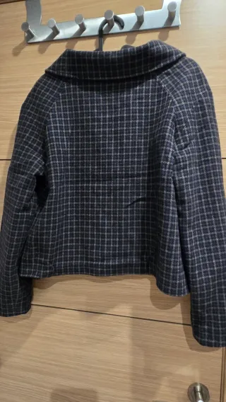 Chaqueta Zara Basic cuadros