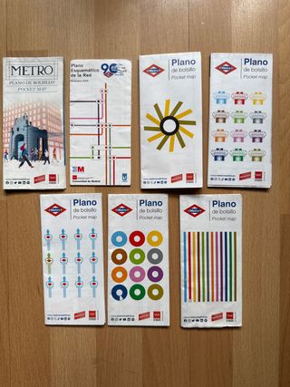 Mapas Metro de Bolsillo Madrid