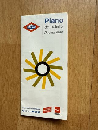 Mapas Metro de Bolsillo Madrid