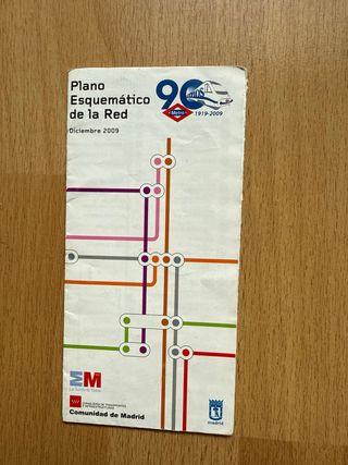 Mapas Metro de Bolsillo Madrid
