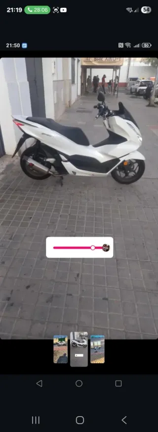 Honda PCX 125 Blanca