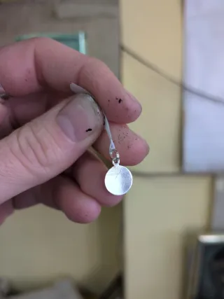 Mini medalla Virgen Del Rocío Plata