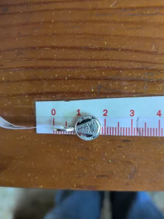 Mini medalla Virgen Del Rocío Plata