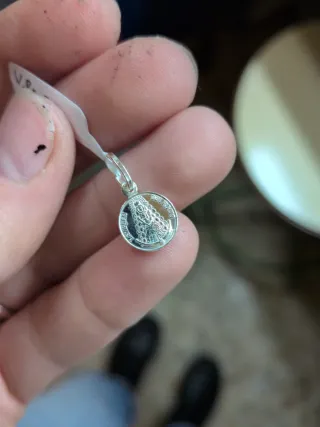 Mini medalla Virgen Del Rocío Plata