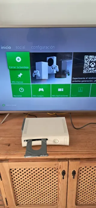 Consola Xbox 360 Blanca