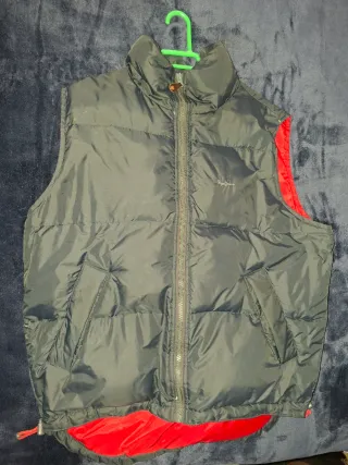 Chaleco Pepe Jeans Negro y Rojo Talla M