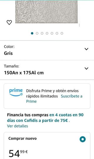 Tenda a rullo con design 150x175cm