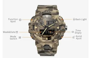 Reloj SMAEL Camuflaje