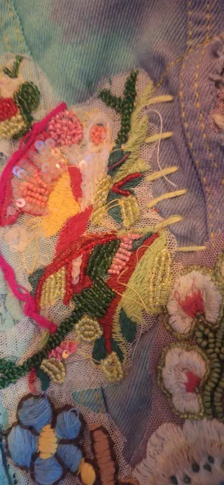 Giubbotto Antica Sartoria ricamato