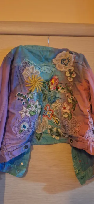 Giubbotto Antica Sartoria ricamato