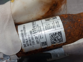 AIRBAG CORTINA DELANTERO IZQUIERDO OPEL ASTRA J B