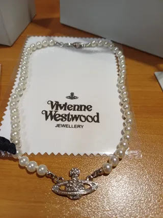 Collana Vivienne Westwood perle argento
