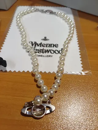 Collana Vivienne Westwood perle argento