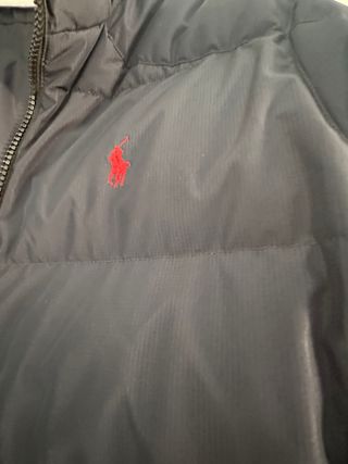 Chaqueta Polo Ralph Lauren Negra Roja, sin capucha