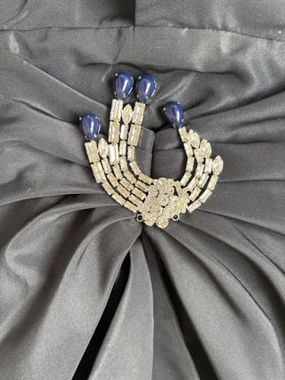 Top Zara palabra de honor negro