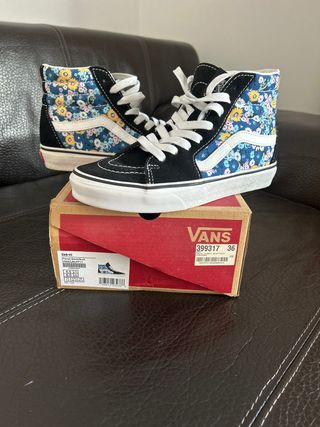 Zapatillas Vans Sk8-Hi Florales Talla 36