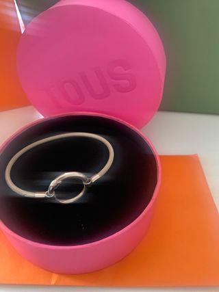 Pulsera Tous Hold Plata y Acero
