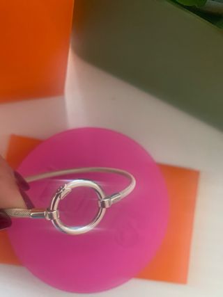 Pulsera Tous Hold Plata y Acero