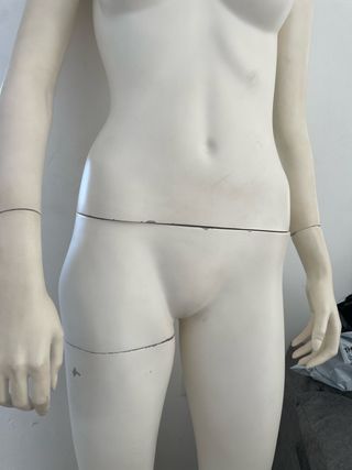 Maniquí Mujer Porcelana Entero Desmontable