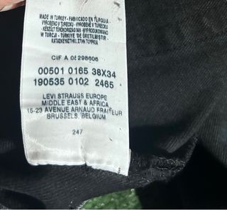 Levi's 501 Negros - Botón Fly